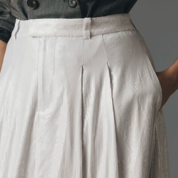 Anthropologie | The Avery Pleated Maxi Skirt by Maeve: Sequin Edition | Size: 6 - Picture 5 of 5